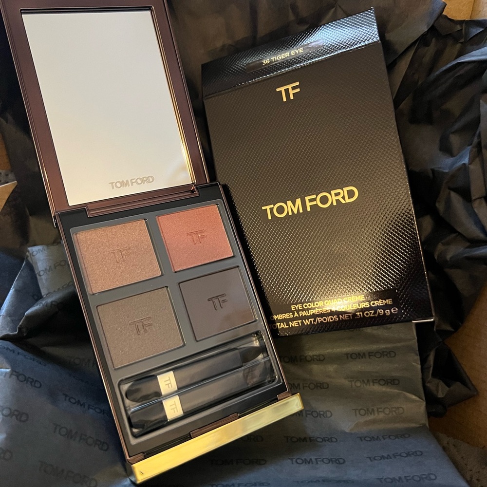TOM FORD eyeshadow “eye color quad crème” palette - BNIB - 36 tiger eye